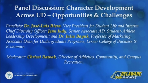 Thumbnail for Panel Discussion: Character Development Across UD - Opportunities &amp; Challenges