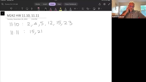 Thumbnail for Math 242 HW problems 11.10