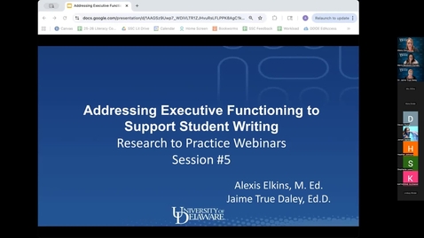 Thumbnail for Addressing Executive Function to Support Student Writing