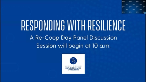 Thumbnail for entry Responding with Resilience, a Re-Coop Day Panel Discussion