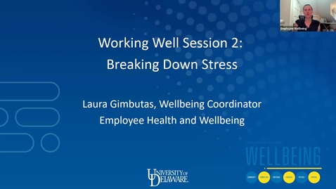 Thumbnail for Working Well: Breaking Down Stress
