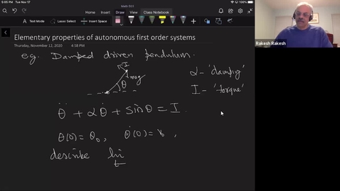 Thumbnail for entry Elementary properties of non-linear systems