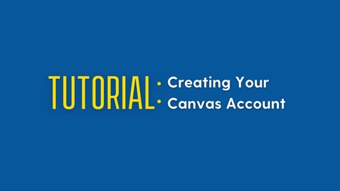 Thumbnail for Getting Started in Canvas with Your DIEEC Guest Account
