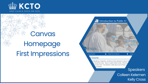 Thumbnail for Canvas Homepage First Impressions