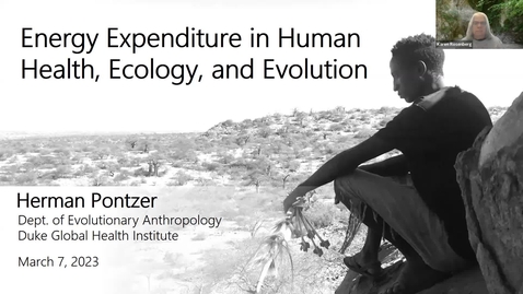 Thumbnail for Energy Expenditure in Human Health, Ecology, and Evolution