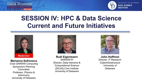 Thumbnail for 2023 Darwin Symposium_Session 4-HPC &amp; Data Science-Current and Future Initiatives