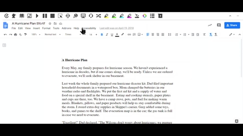 Thumbnail for entry Highlighting Text as Read
