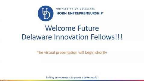 Thumbnail for entry Delaware Innovation Fellows