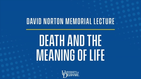 Thumbnail for David Norton Lecture