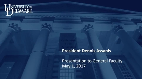 Thumbnail for 2016-2017/11General Faculty and Faculty Senate Meetings May 1st, 2017.mp4