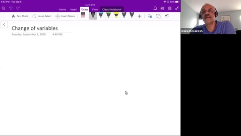 Thumbnail for Change of variables - introduction