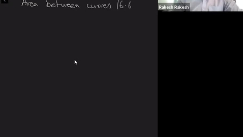 Thumbnail for Area between two curves I (6.6), Math 221 Winter 2021