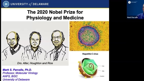 Thumbnail for entry Physiology or Medicine Talk - Dr. Parcells, Professor, Molecular Virology