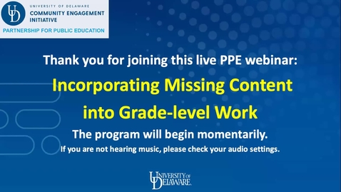 Thumbnail for Incorporating Missing Content into Grade-level Work - August 12, 2020