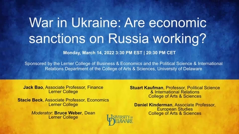 Thumbnail for War in Ukraine: Are economic sanctions on Russia working?