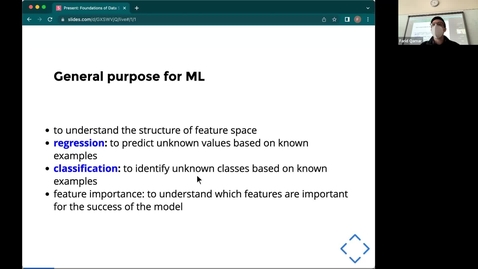 Thumbnail for entry 14 Foundations of Data Science for Everyone | Week 9  class 1