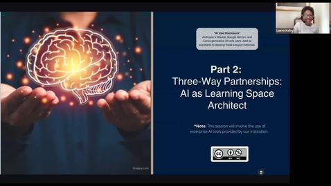 Thumbnail for Part 2 Three-Way Partnerships  AI as Learning Space Architect