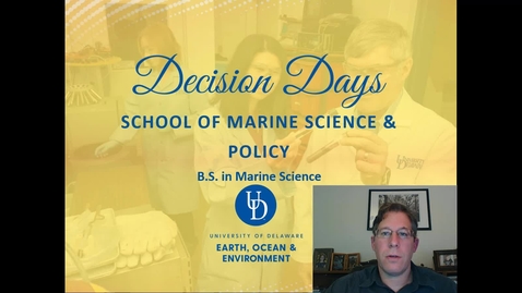 Thumbnail for entry School of Marine Science and Policy — College of Earth, Ocean and Environment