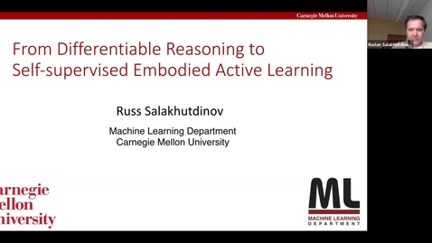 Thumbnail for entry ECE Distinguished Lecture Series: Russ Salakhutdinov, Ph.D.