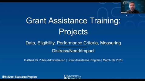 Thumbnail for entry Grant Assistance Training Series: Session 3 Grant Writing, Need and Impact, Data, and Evaluation Criteria