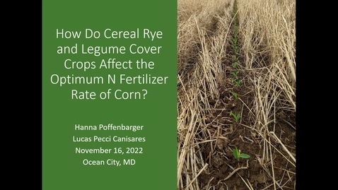 Thumbnail for 2022 Crop Management School - Hannah Poffenbarger