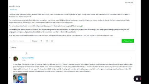 Thumbnail for Using discussion boards