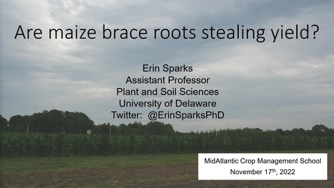 Thumbnail for 2022 Crop Management School - Erin Sparks