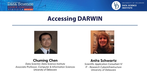 Thumbnail for entry DARWIN Computing Symposium_Accessing DARWIN.mp4