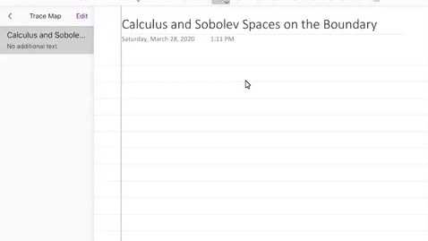 Thumbnail for Calculus and Sobolev Spaces on the Boundary