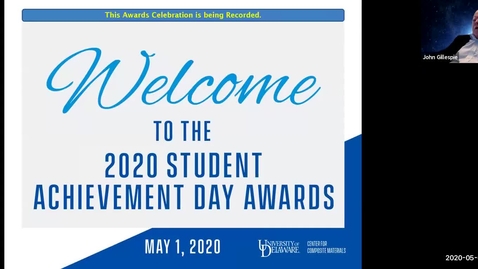Thumbnail for 2020 Virtual Student Achievement Day Awards