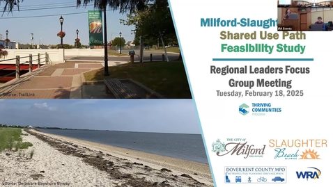 Thumbnail for Milford/Slaughter Beach Thriving Communities Regional Leaders Focus Group 