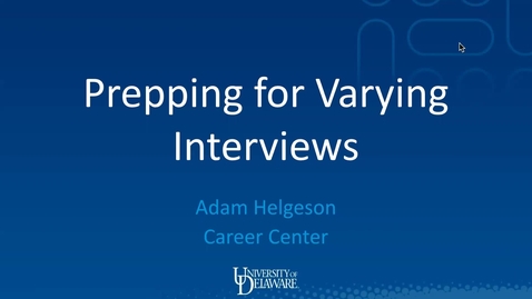 Thumbnail for Interview Preparation Workshop