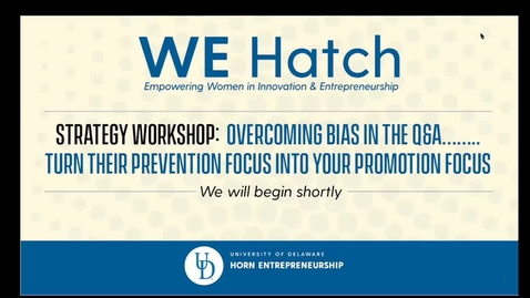 Thumbnail for entry We Hatch Professional Workshop #1 Nov 13 2020