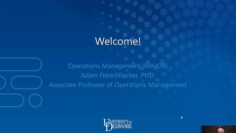 Thumbnail for Operations Management — Lerner College of Business and Economics