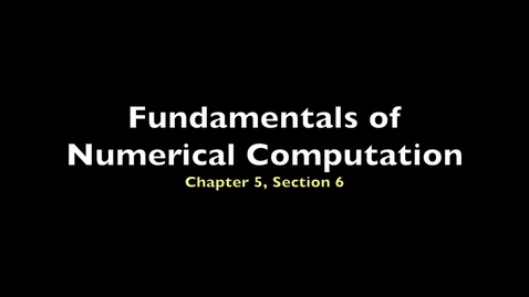 Thumbnail for FNC 5.6: Numerical integration