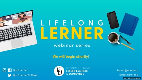 Thumbnail for entry Lifelong Lerner Expert Webinar Series: The Future of Sales March 18, 2021