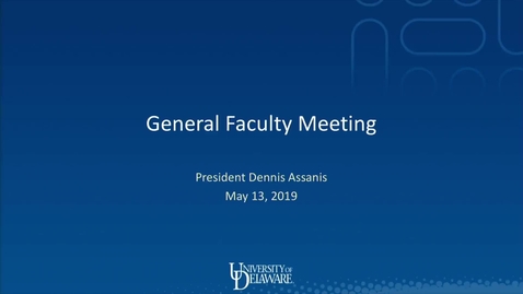 Thumbnail for 2018-2019/videos/General Faculty Meeting May 13th 2019.mp4