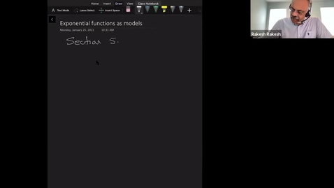 Thumbnail for entry Exponential models I 5.6, Math 221 Winter 2021