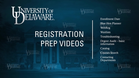Thumbnail for Registration Prep Sessions - Intro