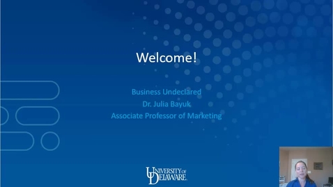 Thumbnail for Business Undeclared — Lerner College of Business and Economics