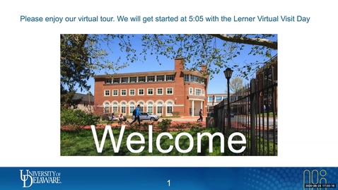 Thumbnail for entry Lerner Virtual Visit - Hospitality 9/24/2020