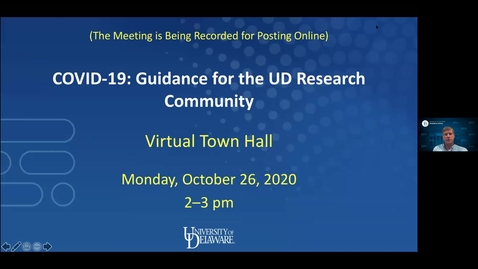 Thumbnail for Town Hall October 26, 2020