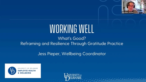 Thumbnail for Working Well: What's Good
