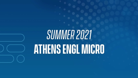 Thumbnail for entry 21J Athens ENGL Micro