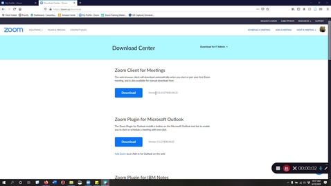 Thumbnail for Set up Zoom