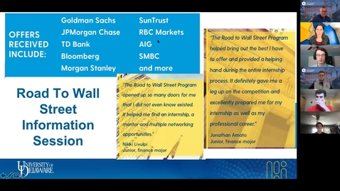 Thumbnail for Road to Wall Street Info Session