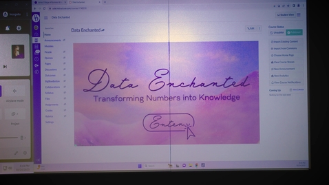 Thumbnail for Data Enchanted - Kathryn Bender (Paul J Rickards, Jr. Teaching Innovation Grant)