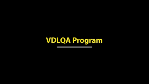 Thumbnail for entry Veterinary Diagnostic Laboratory Quality Assurance (VDLQA) Program - 2018