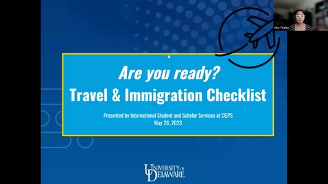 Thumbnail for entry Before You Arrive 1: Travel and Immigration Checklist