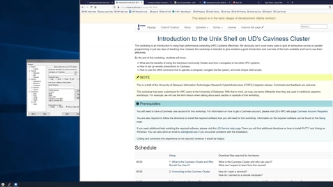 Thumbnail for Introduction to UNIX Shell On Caviness Day 1